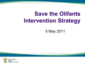 6 May 2011 - Olifants River Forum