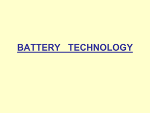 1. Battery Technology
