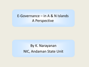 E-Gov - Andaman and Nicobar Islands