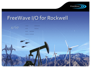 Corporate Overview - FreeWave Technologies