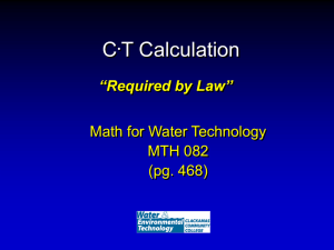 CT Calculation