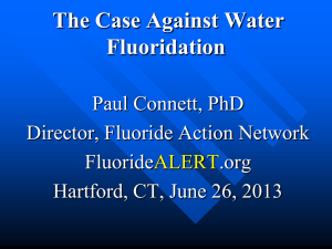 Paul Connett – Case Against Water Fluoridation – Hartford CT 6/26/13