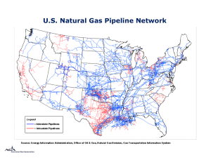 US Natural Gas Pipeline Network