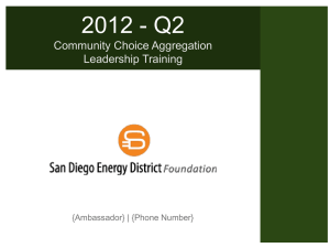 - San Diego Energy District