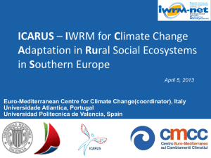 from the webinar - IWRM-Net