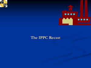 IPPC Recast - Federation of European Explosives Manufacturers