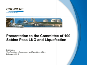 Sabine Pass LNG - Committee of 100 Louisiana