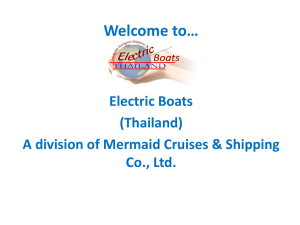 Electric Boats (Thailand) Co., Ltd. is dedicated to creating