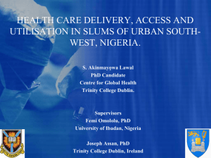 Health care delivery and accesses