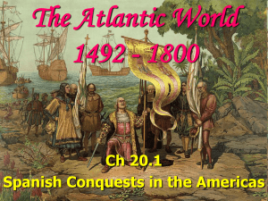 Spanish Conquests in the Americas 20.1 pp