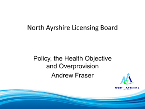 Alcohol - North Ayrshire Council