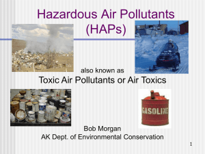 Hazardous Air Pollutants (Air Toxics)