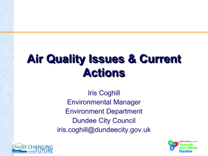 Air Quality Issues & Current Actions