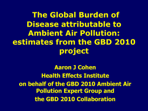 Global Burden of Disease Attributable to Ambient Air Pollution