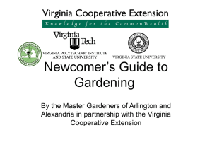 [] Newcomer`s Guide to Gardening - Local Offices