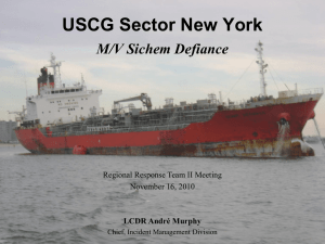 USCG SECTOR NEW YORK INCIDENT