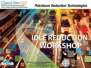 Benefits of Idle Reduction