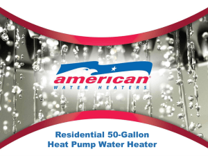 Customer Overview PPT - News from American Water Heaters