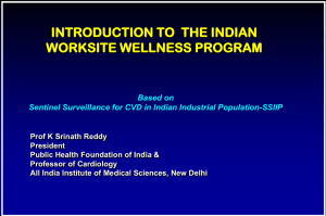 Introduction to Indian Worksite Wellness Program (1)