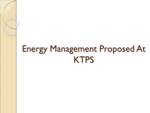 Energy Management At KTPS