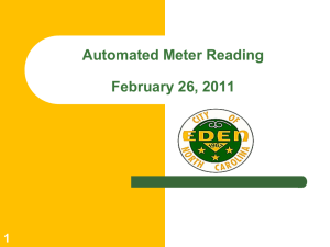 19 Automated Meter Reading - E