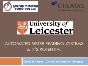 AMR Presentation - University of Leicester