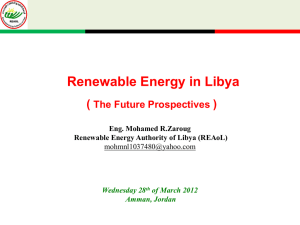 Renewable Energy Authority of Libya (REAOL)