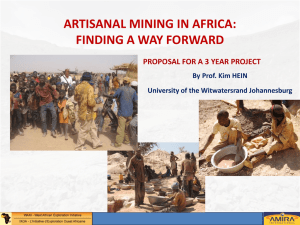 Presentation Kribek B. Information on New_Project_Artisanal Mining