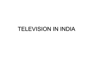 BJ Television in India PPT