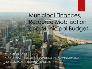 Property Tax - Commissioner & Director of Municipal Administration
