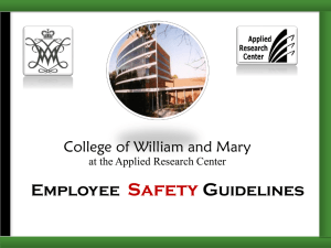 ARC Employee Safety Guidelines