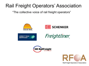 RFOA HLOS Presentation 270312 - Freight Transport Association