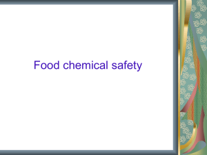 Food chemical safety