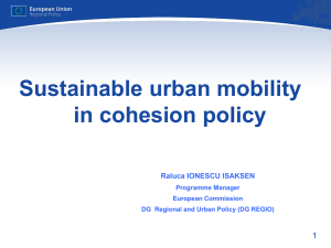 Sustainable Urban Mobility Plans