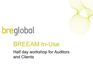 Why BREEAM In-Use?
