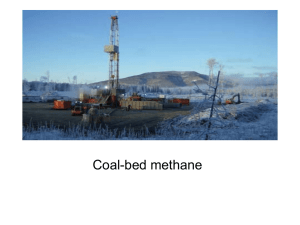 Coal bed methane t