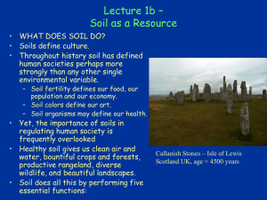 Soils & Texture - Department of Soil, Water, and Climate