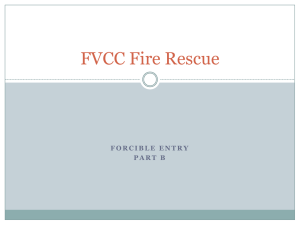 FVCC Forcible Entry Part B