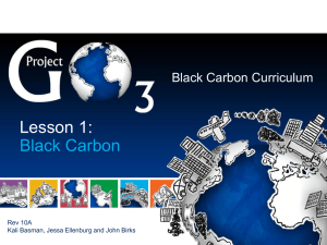 Black Carbon - Global Ozone Project
