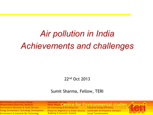 Achievements and Challenges - S. Sharma