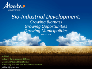 Jeff Bell, Bio-Industrial Development