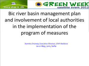 Bic River Basin Management Plan