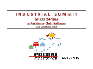 industrial summit, kolhapur 2nd, december, 2011