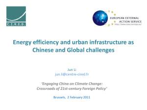 Climate policies in China:
