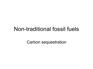 Non-traditional fossil fuels