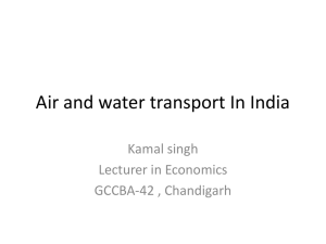 Air and water transport In India