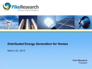 Pike Research Presentation (March 22, 2012)