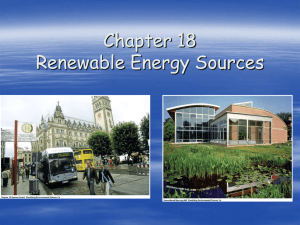 Chp. 18: “Renewable Energy Sources”