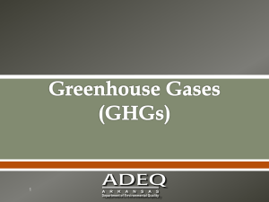 ADEQ Greenhouse Gases Presentation