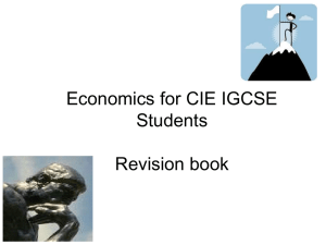 CIE IGCSE econ workbook 2013